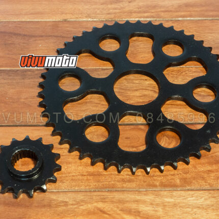 Bộ nhông Tricker 250 / Serow 250 (XT250 05-) / XT250X