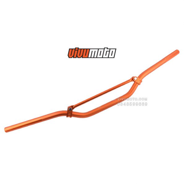 dirt-bike-handlebar-CNC-aluminum-crossbar-orange