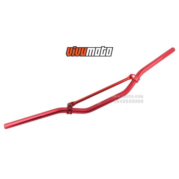 dirt-bike-handlebar-CNC-aluminum-crossbar-red